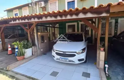 Casa em condomínio fechado com 2 quartos à venda na avenida juca batista, 3621, aberta dos morros, porto alegre por r$ 249.990