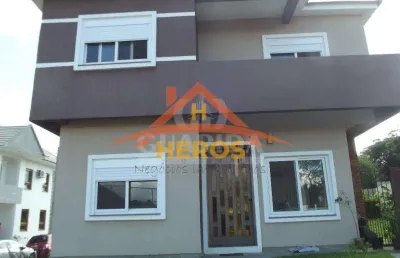 Casa em condomínio fechado com 3 quartos à venda na rua ivo walter kern, 599, aberta dos morros, porto alegre por r$ 950.000