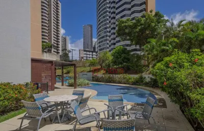 Apartamento com 4 dormitórios à venda, 207 m² por r$ 2.600.000,00 - horto florestal - salvador/ba