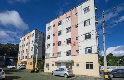 Apartamento com 2 dormitórios para alugar, 48 m² por r$ 1.764,00/mês - caji - lauro de freitas/ba