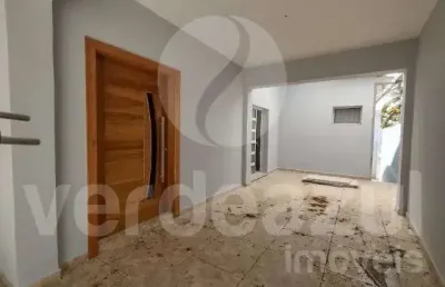 Casa com 3 quartos para alugar no jardim chapadão, campinas , 299 m2 por r$ 6.800
