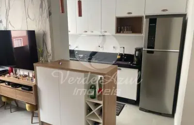 Apartamento com 2 quartos à venda na avenida são josé dos campos, 3385, loteamento parque são martinho, campinas, 44 m2 por r$ 255.000