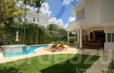 Casa em condomínio fechado com 4 quartos à venda na rua das abélias, 1147, alphaville dom pedro, campinas, 481 m2 por r$ 3.900.000