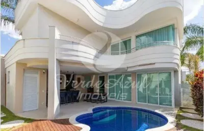 Casa em condomínio fechado com 4 quartos para alugar na rua marcos augusto pinto, swiss park, campinas, 540 m2 por r$ 25.000