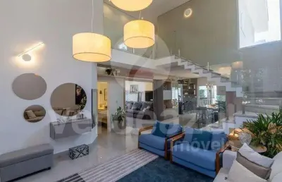 Casa em condomínio fechado com 3 quartos para alugar na rua marcos augusto pinto, swiss park, campinas, 287 m2 por r$ 19.500