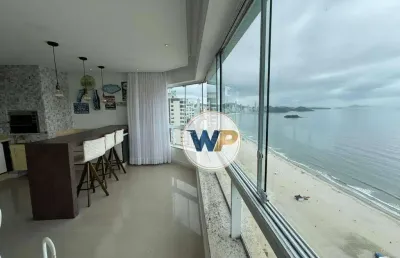 Apartamento frente mar com 4 suítes na barra sul em balneário camboriú/sc.