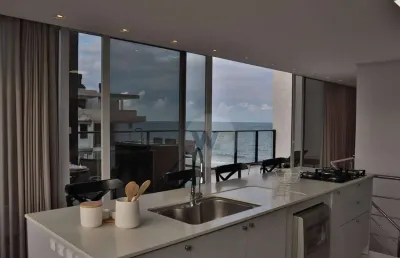 Cobertura duplex com 4 suítes para alugar, 243 m² - praia brava - itajaí/sc.