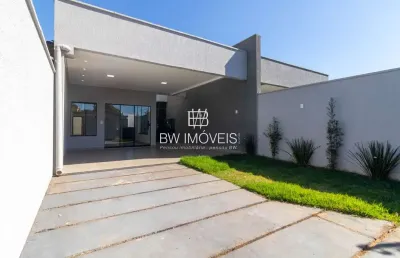 Casa, 3q 1 suíte, nova, alto padrão de acabamento, área gourmet, próx a fábrica da coca-cola, trindade