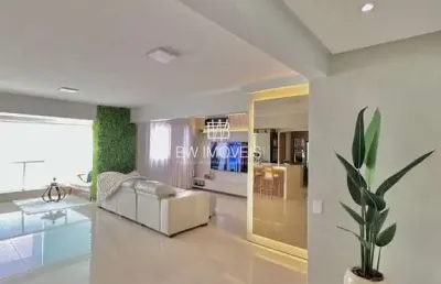 Invent max - apartamento, 3 suítes, mobiliado, alto padrão, 130 m², 2 vgs de garagem, escaninho no andar, village veneza, eldorado