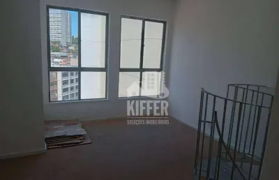 Sala comercial à venda no centro de niterói – 83m², varanda, próxima às barcas e plaza shopping