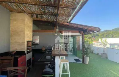 Cobertura com 2 quartos à venda, 140 m² por r$ 650.000 - itaipu - niterói/rj