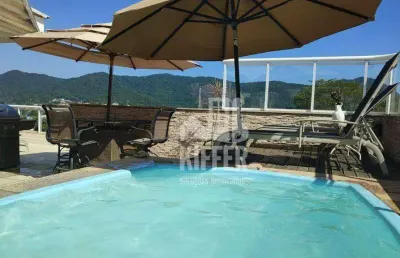 Cobertura com 3 quartos à venda, 200 m² por r$ 1.500.000 - piratininga - niterói/rj