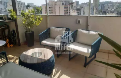 Cobertura com 2 quarto à venda, 140 m² por r$ 1.200.000 - icaraí - niterói/rj