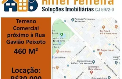 Terreno para alugar, 461 m² por r$ 38.250,00/mês - icaraí - niterói/rj