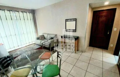 Amplo apartamento à venda 1 quarto, varanda, 1 vaga, centro de niterói, rj
