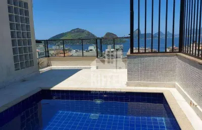 Cobertura com 4 dormitórios à venda, 341 m² por r$ 4.200.000 - icaraí - niterói/rj