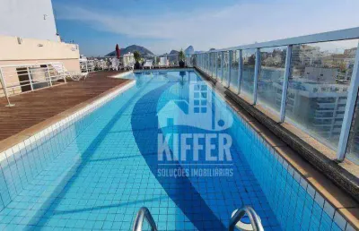 Apartamento com 1 quarto suíte, varanda, ! vaga, lazer total, 50m² por r$ 480.000,00 - icaraí - niterói/rj