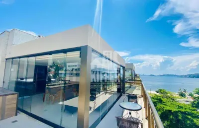 Cobertura com 4 dormitórios à venda, 240 m² por r$ 2.650.000,00 - charitas - niterói/rj