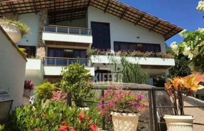 Casa com 4 quartos à venda, 437 m² por r$ 2.390.000 - itaipu - niterói/rj