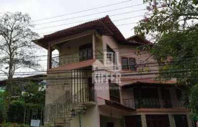Casa com 6 quartos, lazer privativo e 321m² em condomínio fechado no sapê – niterói