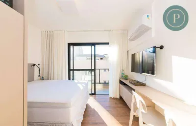 Studio com 1 dormitório para alugar, 20 m² por r$ 2.898/mês - bigorrilho - experimente o atendimento boutique!