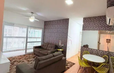 Apartamento com 2 dormitórios, 80 m² - venda por r$ 1.050.000,00 ou aluguel por r$ 6.200,00/mês - gonzaga - santos/sp