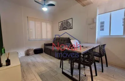 Apartamento com 1 dormitório à venda, 40 m² por r$ 250.000,00 - itararé - são vicente/sp