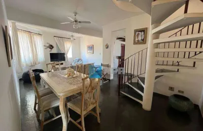 Cobertura à venda, 144 m² por r$ 650.000,00 - martim de sá - caraguatatuba/sp