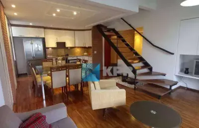 Apartamento à venda, estilo flat, mobiliado,  com 1 suíte, 100 m²- jardim aquarius - são josé dos campos/sp! agende uma visita!