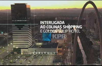 Sala para locação, 53 m², 2 banheiros, com ar condicionado e 1 vaga, no edifício green tower, no shopping colinas!