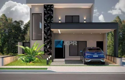 Casa à venda, terreno de 260 m² e 252 m² de área construída, 3 suítes, closed, hobby box e piscina, no condomínio floradas do paratehy, sjc/sp!