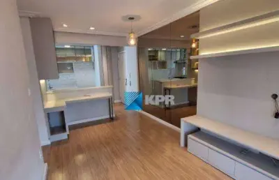 Apartamento impecável à venda, 47m² de conforto e estilo, 1 dormitório, andar alto e 2 vagas!aproveite!!