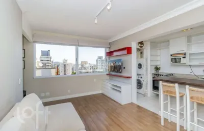 Apartamento com 1 quarto para alugar na rua coronel corte real, 82, petrópolis, porto alegre, 45 m2 por r$ 3.550