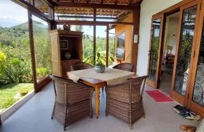 Casa para venda em teresópolis, parque do imbuí, 4 dormitórios, 4 suítes, 4 banheiros, 1 vaga