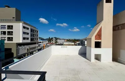 Cobertura com 1 quarto à venda na rua hypólito gregório pereira, 137, canasvieiras, florianópolis, 73 m2 por r$ 535.000