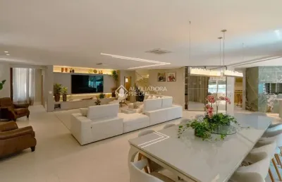 Casa em condomínio fechado com 4 quartos à venda na rua dos carijós, 50, córrego grande, florianópolis, 488 m2 por r$ 8.900.000