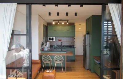 Apartamento com 1 quarto à venda na rua joão pio duarte silva, 1350, córrego grande, florianópolis, 32 m2 por r$ 750.000