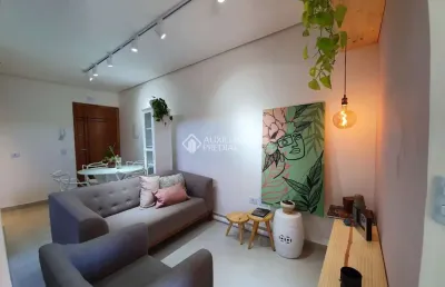 Apartamento com 2 quartos à venda na rua gastão gruls, 139, vila scarpelli, santo andré, 40 m2 por r$ 320.000