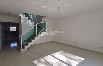 Casa em condomínio fechado com 3 quartos à venda na rua sete de setembro, 100, vila alzira, santo andré, 180 m2 por r$ 1.120.000
