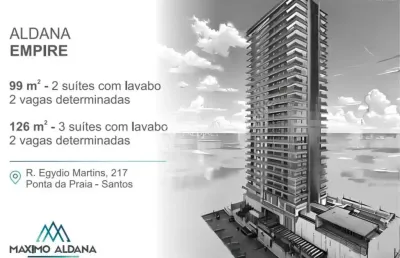 Apartamento com 2 quartos à venda na doutor egydio martins, 217, ponta da praia, santos, 99 m2 por r$ 1.131.000