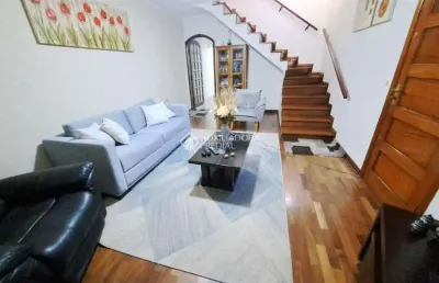 Casa com 3 quartos à venda na odorinda, 38, vila guarani, santo andré, 190 m2 por r$ 630.000