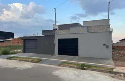 Casa para venda em aparecida de goiânia, jardim veneza, 3 dormitórios, 1 suíte, 2 banheiros, 2 vagas