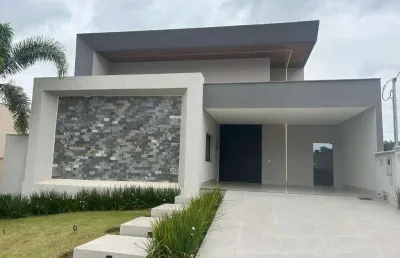 Casa em condomínio para venda em senador canedo, jardins bolonha, 4 dormitórios, 4 suítes, 6 banheiros, 2 vagas