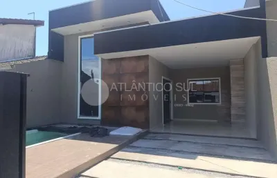 Casa nova com piscina na praia, à venda em pontal do parana - pr