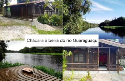 Chácara à venda a beira do rio guaraguaçu, pontal do parana - pr