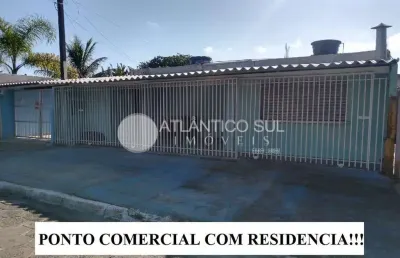 Ponto comercial com residência, praia de leste, pontal do parana - pr.ref. 7035r
