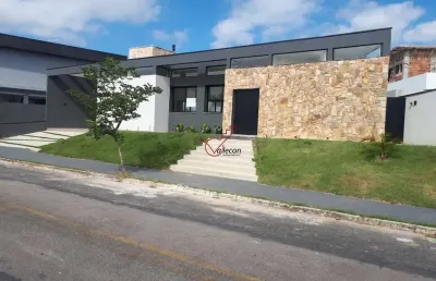 Casa com 4 dormitórios no condomínio terras do vale