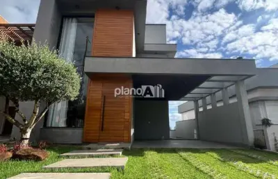 Casa em condomínio villa lucchesi - di firenze para aluguel, com 136,49m², 3 quartos 2 suítes - loteamento jardim timbaúva - gravataí / rs por r$ 6.700,00