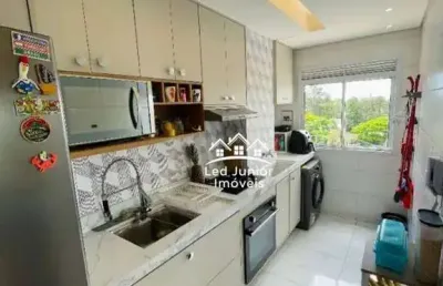 Apartamento com 2 dormitórios à venda, 52 m² por r$ 318.000,00 - água vermelha - poá/sp