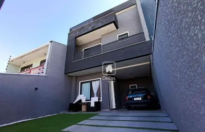 Sobrado com 3 dormitórios à venda, 143 m² por r$ 830.000 - weissópolis - pinhais/pr